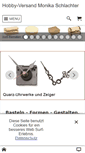Mobile Screenshot of hobbyversand-schlachter.de